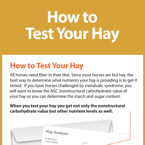 How to Test Your Hay - KPP
